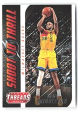 2018-19 Panini Threads #8 Khris Middleton Shoot to Thrill Milwaukee Bucks