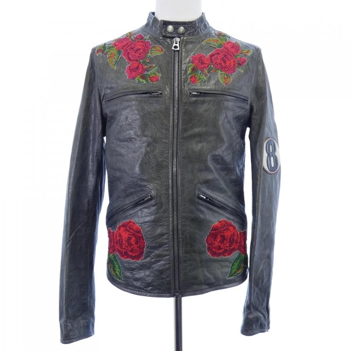 Dolce&Gabbana Leather Outer Shell Red Coats, Jackets & Vests for