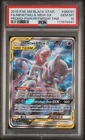 Pokemon 2019 SM Black Star Promo SM191 Mewtwo & Mew GX Full Art Holo PSA 10