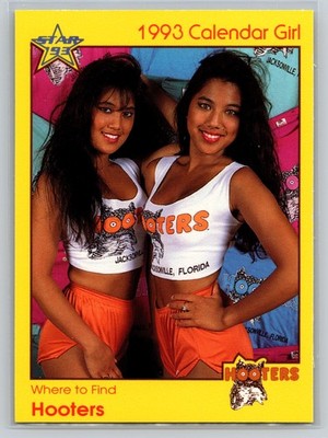 1993 Hooters Calendar Girls #67 Where to Find Star 93 Locations Vintage Card