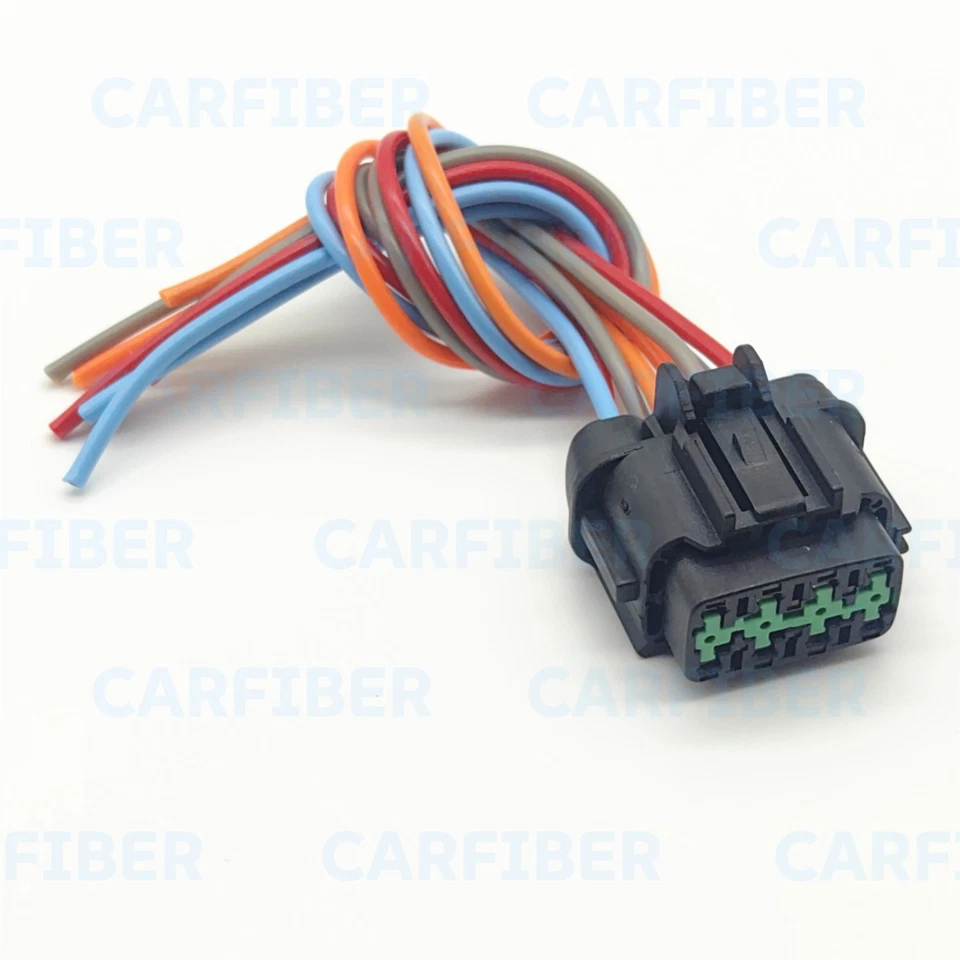 8-Way LED Headlamp Headlight Pigtail Connector Fits Nissan Rogue 2017-2021 - Image 2 of 4