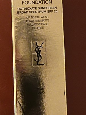 YSL Yves Saint Laurent All Hours Flawless Matte Foundation Shade Sand