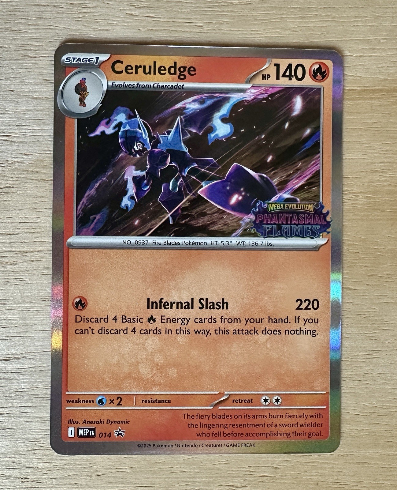 014 Ceruledge PROMO - Phantasmal Flames Build & Battle