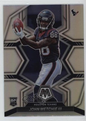 2022 Panini Mosaic Rookies Silver Prizm Variations John Metchie III #317 11e1