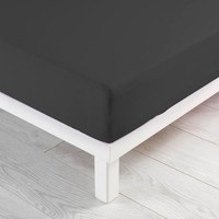 Jersey Spannbettlaken 160X200 Cm Anthrazit 100% Baumwolle Douceur D'intéRieur