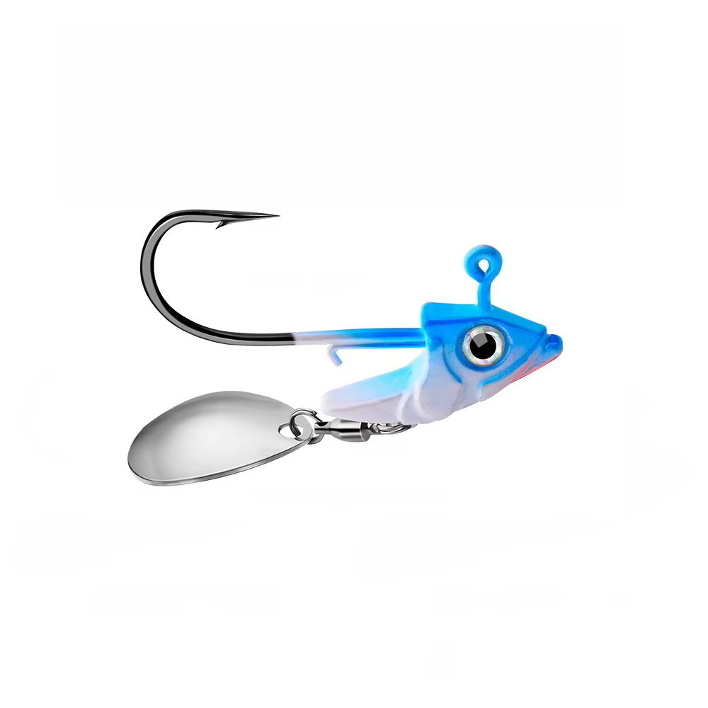 1Pc Jig Head 7.5G 10.5G 15G Fishing Lures Sinking Rotating Sequin Metal Spoons F - Image 10