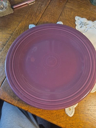 Fiestaware MULBERRY Plum Dinner Plate  Retired Purple Plate 10.5"D FIESTA