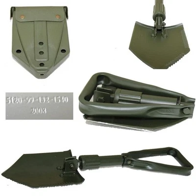 Original Bundeswehr Klappspaten – Nach TL + Tasche / Klappspatentasche - Bild 1 von 4