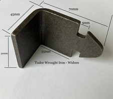 WROUGHT IRON METAL GATE KEEP LATCH CATCH HOLDER HANDLE STOP WELDABLE WELD ON NEW