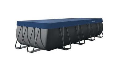 Intex 18FT X 9FT Rectangular AllSeason Deluxe Winter Pool Cover for Above Ground