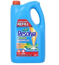 Resolva Xpress Ready to Use Weedkiller 5L Power Pump Refill Blue 5.90 per litre