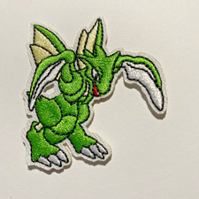 Pokemon Scyther Embroidered Iron/Sew ON Patch...