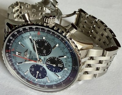 ***Breitling Navitimer B01 Chronograph AB0138/ Eisblau/ Full Set/ 04.2026***