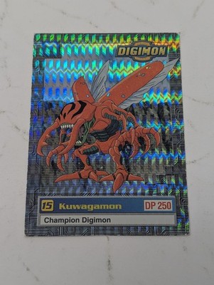 Digimon - Kuwagamon 18 - Prism FOIL - Animated Series Upper Deck 1999