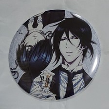Black Butler Ciel Sebastian Extra Large Can Badge 25cm Rare Namco Event