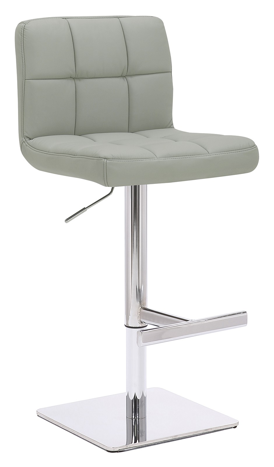 Lamboro Allegro Signature Real Leather Adjustable Swivel Bar Stool