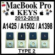 🍒 Tasti Tastiera MacBook Pro Apple 2012-2018 MODELLI:  1502  A1398 ...