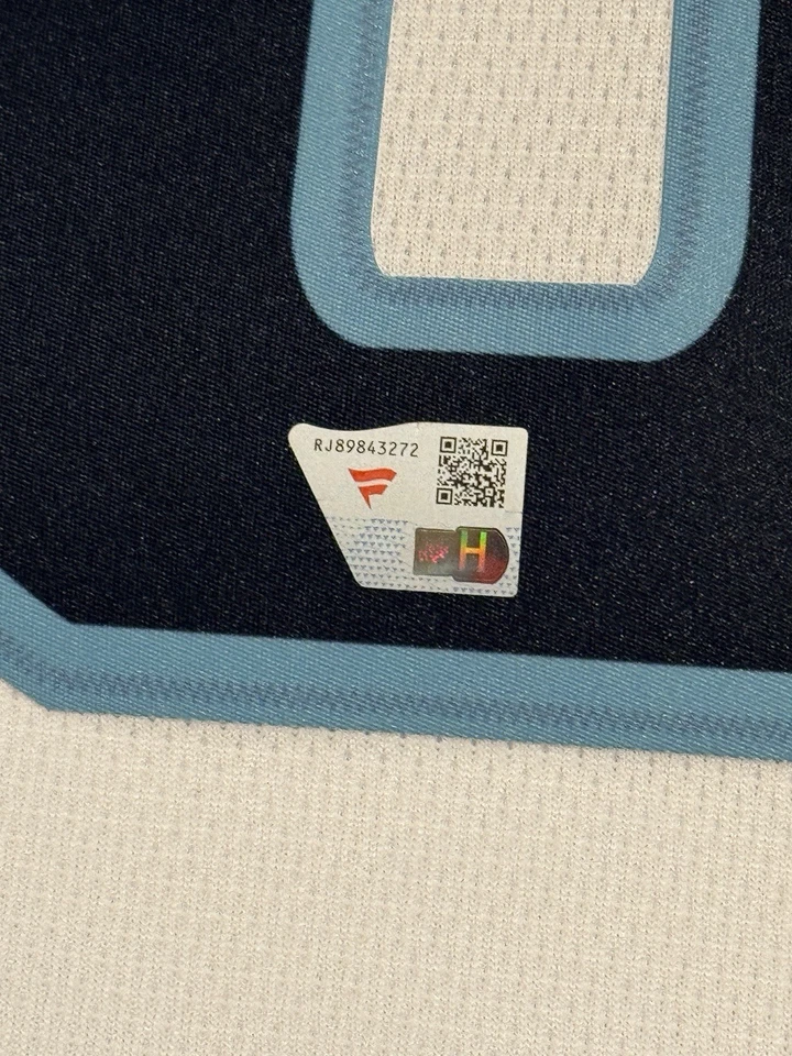 Camiseta firmada auténtica Andre Burovsky Kraken certificada por fanáticos auténtica Foto 4 de 4