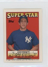 1988 Super Star Sticker Back Cards Dave Righetti Jody Davis Carlton Fisk 0au4