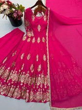 GOWN SALWAR KAMEEZ PAKISTANI INDIAN WEDDING PARTY WEAR DRESS BOLLYWOOD SUIT NEW