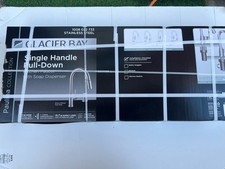 Glacier Bay Paulina Single-Handle Pull-Down SS Kitchen Faucet w/Soap Dispenser