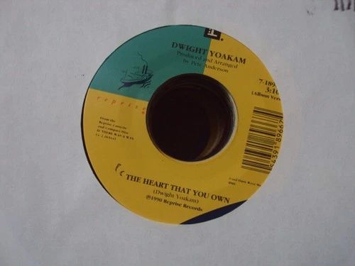 DWIGHT YOAKAM The Heart That You Own/Dangerous Man 7" 45 early-90's country