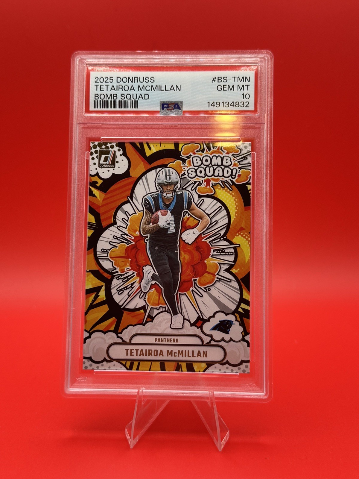 Tetairoa McMillan Panini Donruss Bomb Squad #BSTMN Base