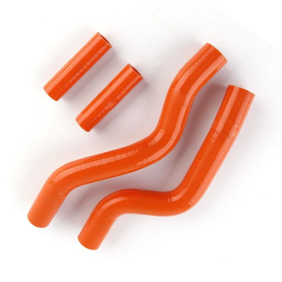For 2001-2008 Suzuki RM250 RM 250 2002 2003 2004 Orange Silicone Radiator Hose Foto 3 de 4