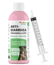 Anti-Diarrhea for Dogs & Cats, with Pectin and Kaolin (4 OZ)(Syringe)