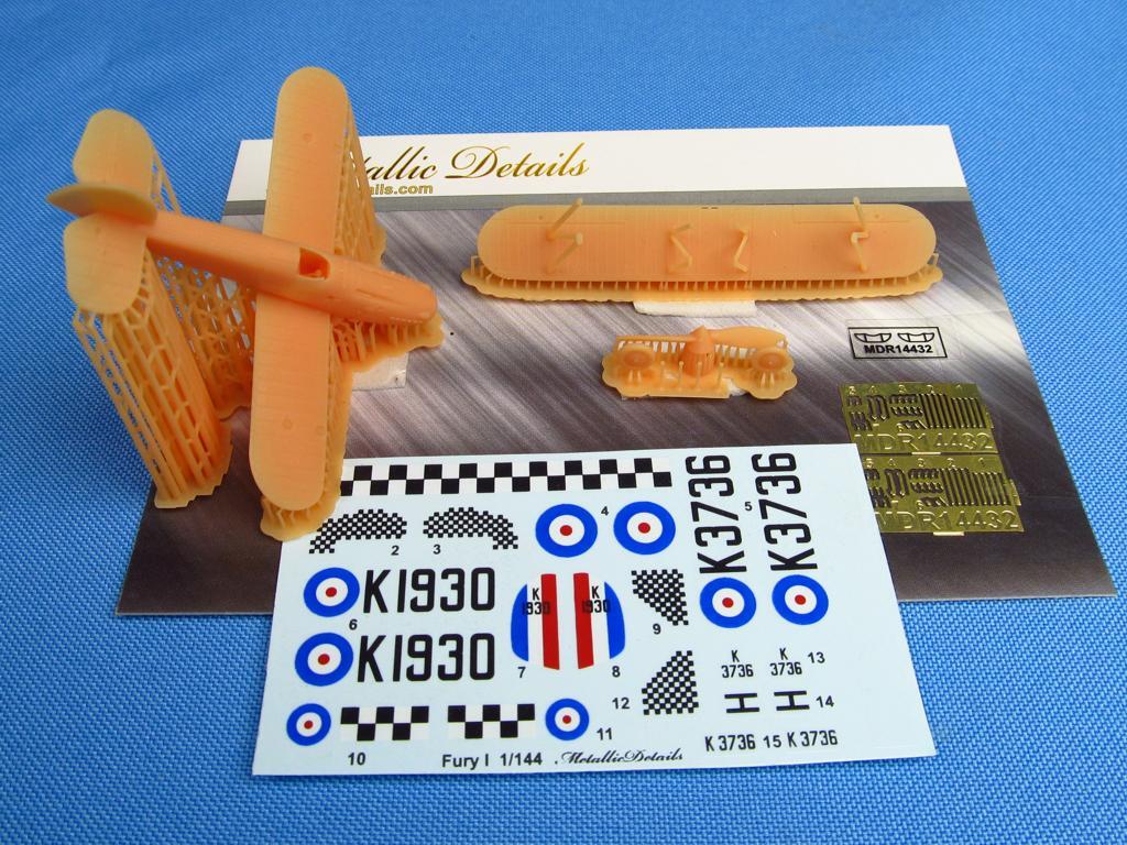 Metallic Details MDR14432 Hawker Fury I 1/144 Decals for