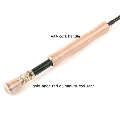 Fast Action Skyhigh Fly Fishing Rod IM12 Toray Carbon 10FT 7WT 4pcs Tip Flex 9.5 - Picture 3 of 8