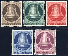 BERLIN 1951, MiNr. 75-79, postfrisch, Mi. 100,-