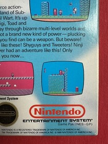 Super Mario Bros. 2 (Nintendo NES, 1988) - Boxed