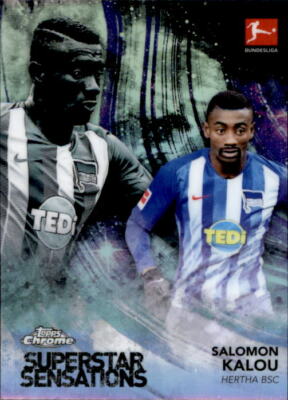Salomon Kalou 2018-19 Topps Chrome Bundesliga Superstar Sensations Card #SS-SK