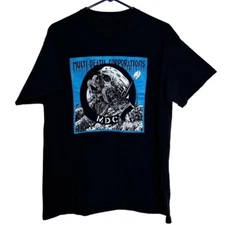 Vtg MDC Band MULTI-DEATH CORPORATIONS Cotton Black All Size Shirt For Men