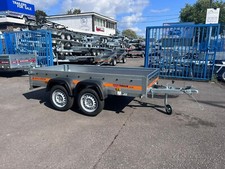 Twin Axle Tilt Trailer Flat Bed 750kg 8.7 x 4.1ft  264cm x  125cm UNBRAKED