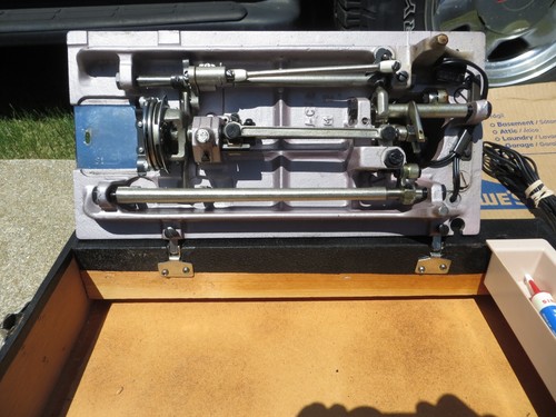MÁQUINA DE COSER SEARS KENMORE MODELO 50 ZIG-ZAG 158-504 PÚRPURA ALTA RESISTENCIA - Imagen 8 de 21