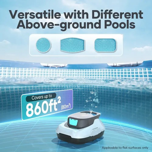 AIPER Scuba Pool Robot Cordless Vacuum Cleaner Robotic Flat Above Ground Pools - Picture 4 of 12
