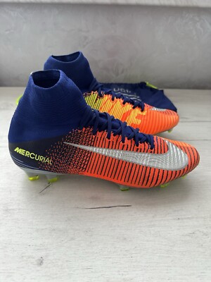 nike mercurial orange and blue