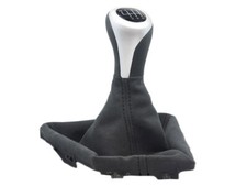 SCHALTKNAUF FUR BMW F20 F21 2011-2019 SCHALTSACK ALCANTARA SCHWARZ + RAHMEN