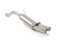 Ragazzon Edelstahl Sportauspuff ohne OPF VW Polo Mk6 Typ AW 2.0l GTI 2x80mm