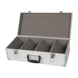 Coffret de Rangement pour 80 CD Compartiments Réglables Couvercle Détachable Coffret de Rangement pour 80 CD Compartiments Réglables Couvercle Détachable