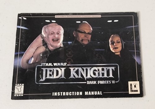 STAR WARS • JEDI KNIGHT Dark Forces II INSTRUCTION MANUAL 1997 Lucasarts pb