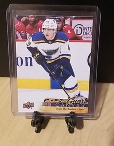 2017-18 UPPER DECK SERIES 1 UD CANVAS YOUNG GUNS C106 IVAN BARBASHEV ROOKIE 🔥🔥