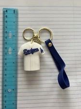 Los Angeles Dodgers #30 Dave Roberts Rubber Keychain New! Fast Shipping!