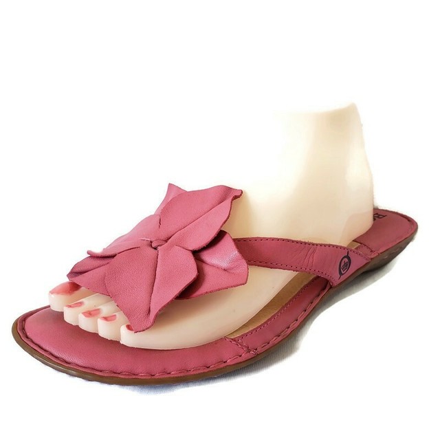 flip flops with big flowers on top