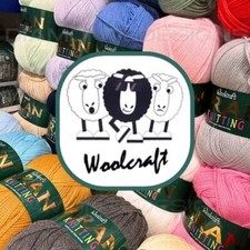 ❤ Aran Wool 400g Woolcraft Knitting Yarn Acrylic 20+ colours UK SELLER FREE P+P