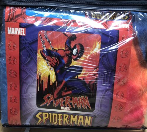 BRAND NEW SPIDERMAN TWIN SIZE THROW 60X80 BLANKET - Picture 1 of 2