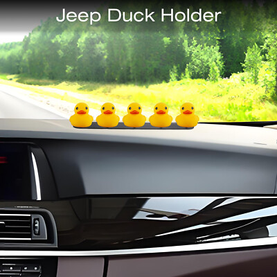 For Jeep Ducks & Ducking Front Metal Mounts 2 Pack Aluminum Displays Holder NEW