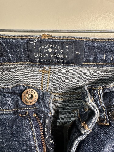 lucky brand girls blue jeans size 8 zoe skinny adjustable waist - Picture 2 of 7